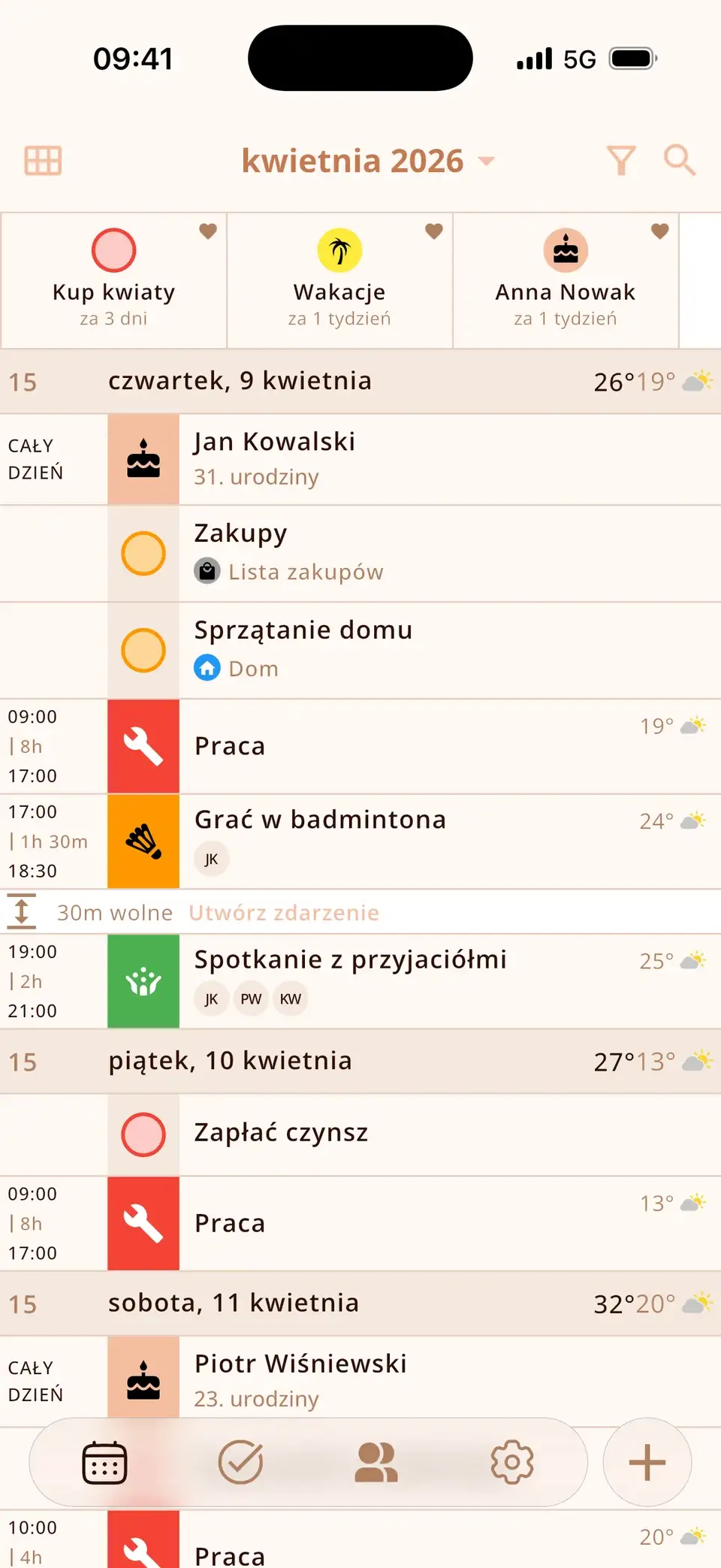 Twój kalendarz nadąża za zmianą czasu