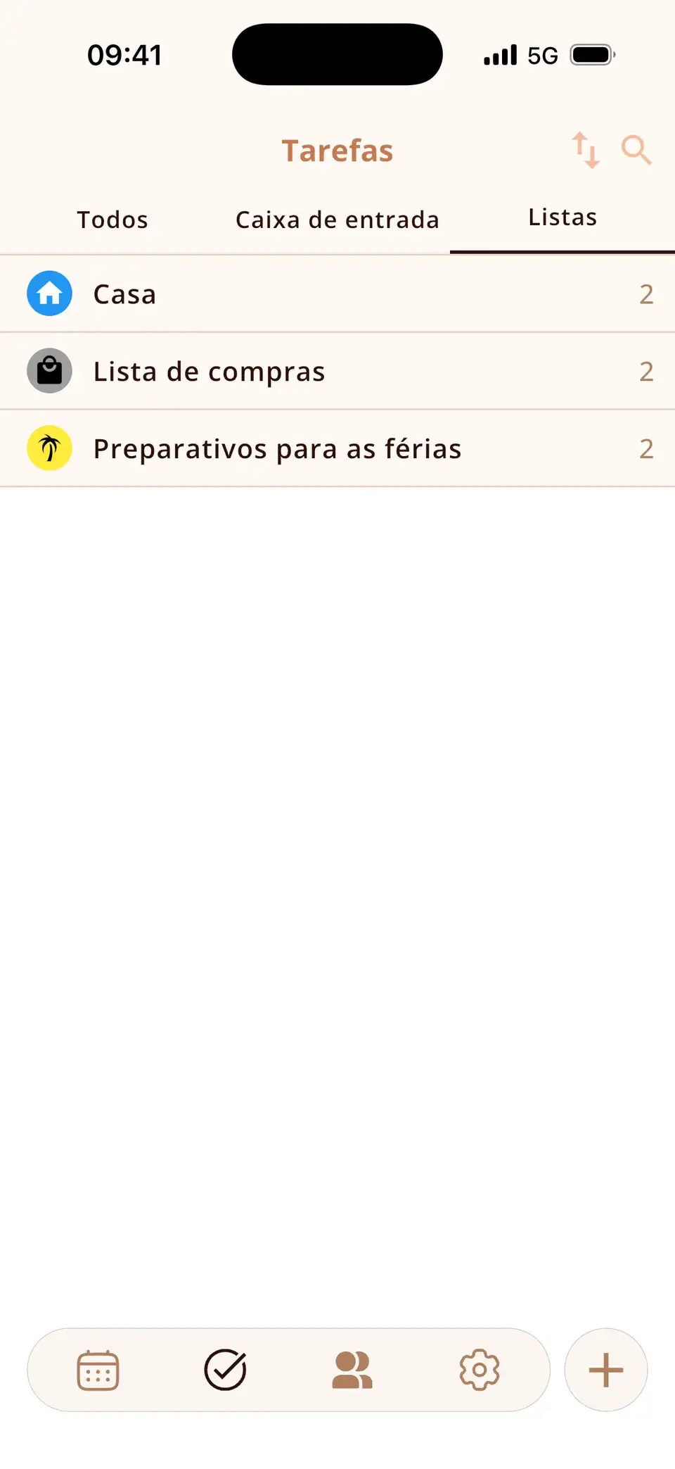 Listas de tarefas no Miracal