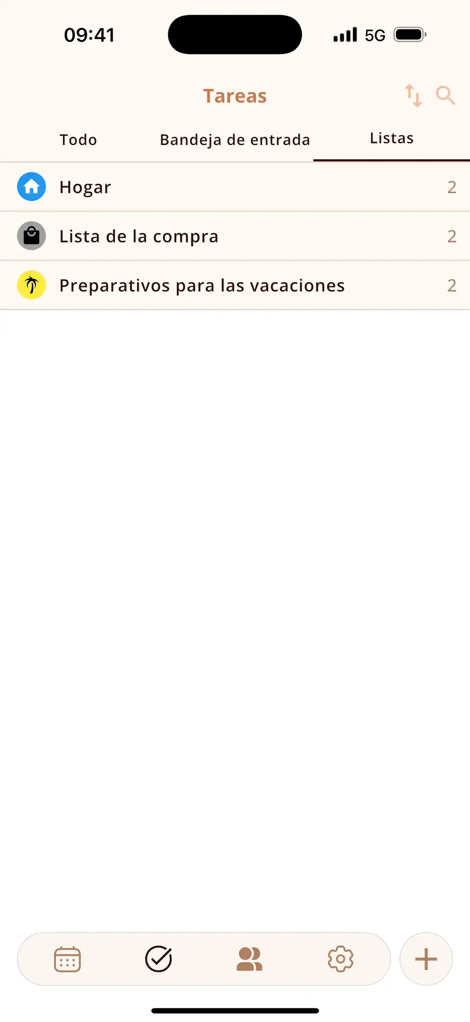 Listas de tareas en Miracal