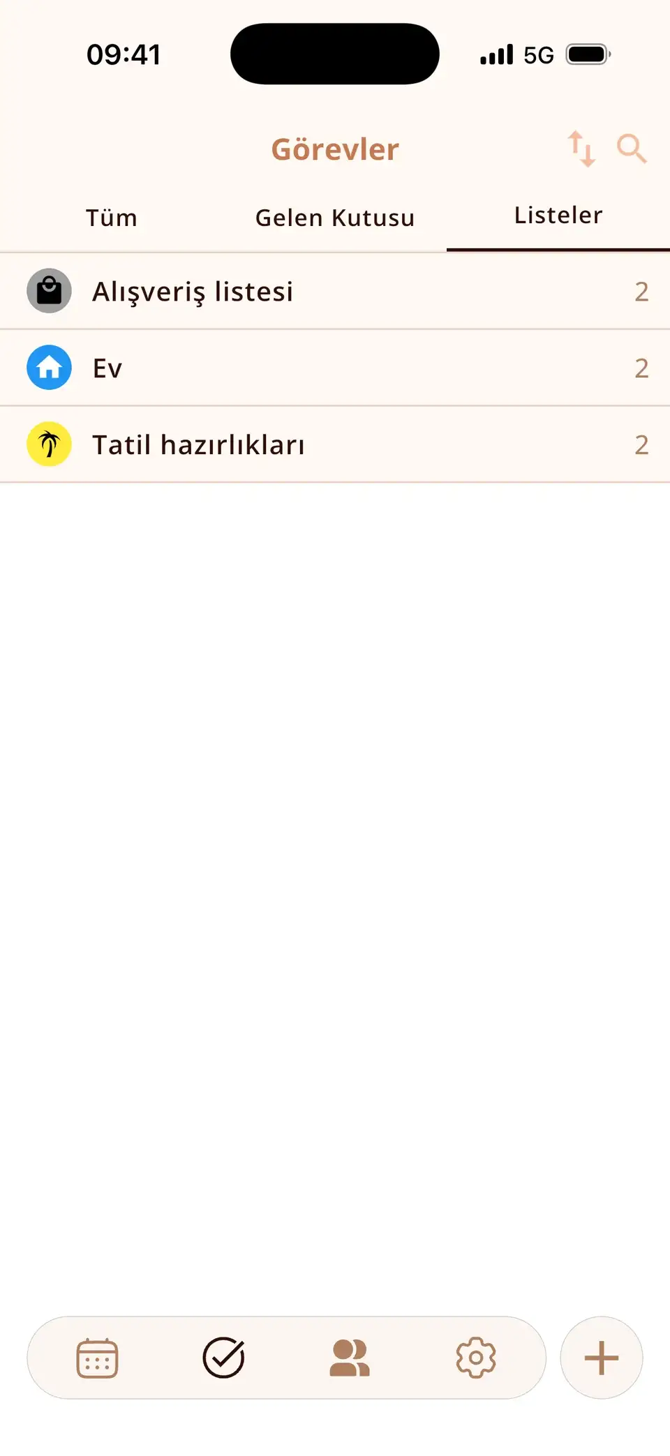 Miracal’da görev listeleri