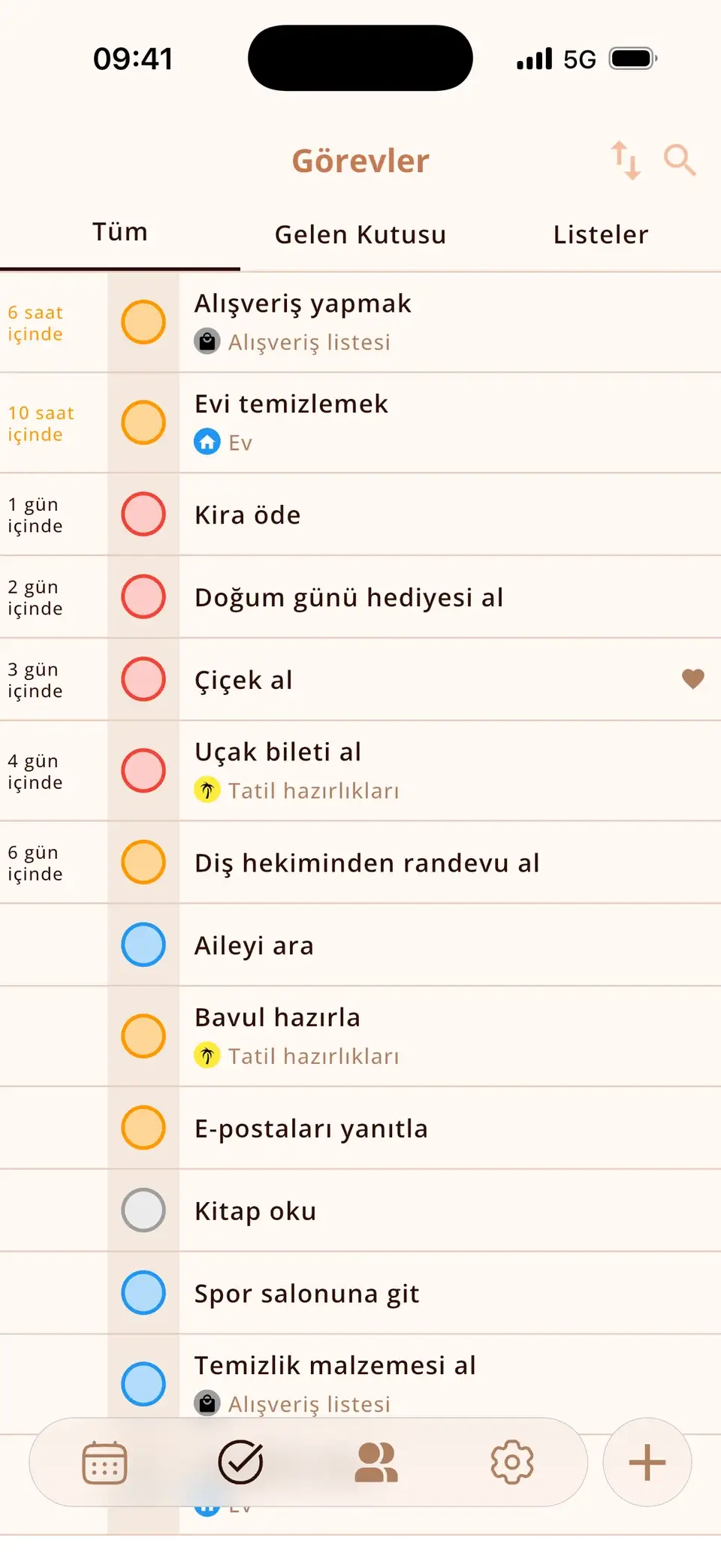 Miracal’da Apple Anımsatıcılar’dan eşzamanlanan öğelerle görev listesi
