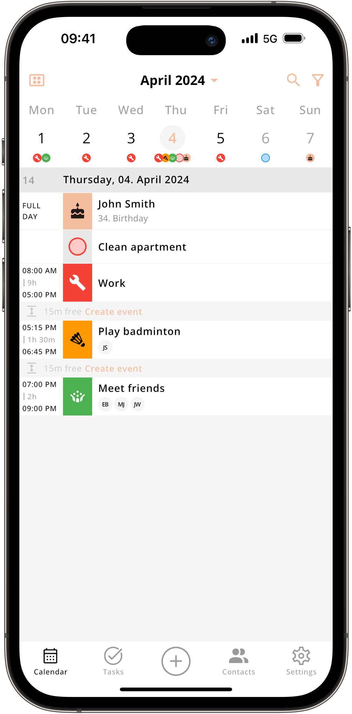 Miracal Calendar preview